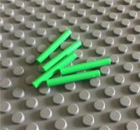 5 x LEGO Bright Green Bar 3L (3 Studs Long) NEW Part 87994 (5 Pack)
