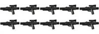 10 X OFFICIAL LEGO - BLACK SHORT BLASTER, STAR WARS - 58247 - SAMEDAY FAST - NEW
