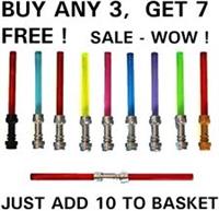 OFFICIAL LEGO - BEST VALUE - MULTIPLE CHOICE LIGHTSABERS - STAR WARS - NEW