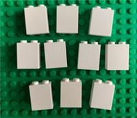 10 x LEGO 1 x 2 x 2 Brick - White - Part 3245c - New