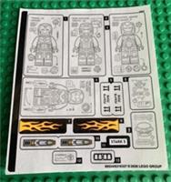 LEGO Super Heroes Avengers Sticker Sheet for Set 76167 Iron Man Armory Stickers