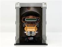 BRIXBOX Display case for LEGO Star Wars Princess Leia Boushh Helmet 75351