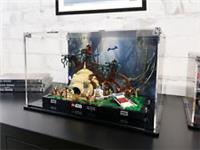 BRIXBOX Display case for LEGO Star Wars Dagobah Jedi Training Diorama 75330