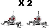 2 X LEGO STAR WARS - DWARF SPIDER DROID - FAST + GIFT - 75016 - 2013 - NEW