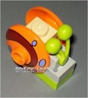 LEGO SPONGBOB SQUAREPANTS RARE GARY THE SNAIL ORANGE SHELL - 3827 - 2006 - NEW