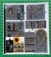 LEGO Sticker Sheet for Harry Potter Set 76383 Potions Class - Stickers Only