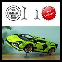 display stand for LEGO Technic Lamborghini Sian 42115 FKP 37 STAINLESS STEEL