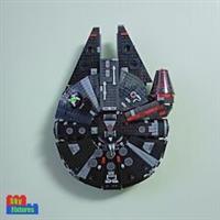 Wall Mount bracket for Lego Star Wars 75389 The Dark Falcon Stainless Steel