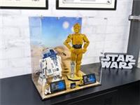 BRIXBOX Display case for LEGO Star Wars C-3PO and R2-D2 - 75398, 75379
