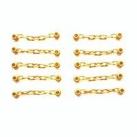 10 x LEGO 5-Link Chain - Gold - Part 92338 - Chains Bundle / Lot