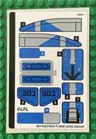 LEGO Sticker Sheet for Star Wars Set 75280 501st Legion - Stickers Only