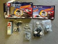 1998 Vintage LEGO TECHNIC Motor Set 8735 Damaged box with sealed bags