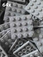 LEGO 3031 4x4 Plate Medium Stone Grey Light Bluish Grey MILS plate x64