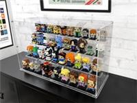 BRIXBOX Display case for up to 40 LEGO Brickheadz with protective case cover