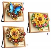lego Flower Heart Picture, Building Blocks, Custom Set (Bouquet) (3/4 SIZE)