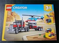 LEGO Creator 3in1 Flatbed Truck with Helicopter Set 31146