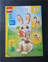 LEGO Creator 3in1 Cute Bunny Toy, Animal Figure Set 31162