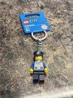 LEGO 850933 - Policeman Key Ring Brand New On Tag Lego