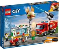 LEGO CITY:Burger Bar Fire Rescue New Sealed Retired Set Gift Building Toy 60214*