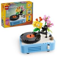 LEGO Creator 3in1 Record Player with Flowers Building Toy - Rebuilds Into a R...