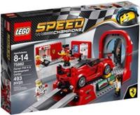 LEGO SPEED CHAMPIONS: Ferrari FXX K & Development Center Sealed DAMAGED