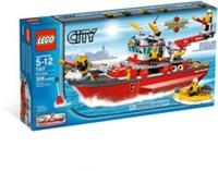 LEGO CITY: Fire Boat Rescue New Sealed Building Toy Model Xmas 7207* DAMAGED