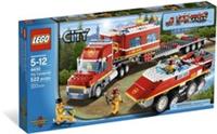 LEGO CITY:Fire Transporter Forest New Sealed Retired Building Toy DAMAGED 4430