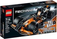 LEGO TECHNIC:Black Champion Racer Sealed Set Pull Back Model Toy DAMAGED 42026