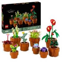 LEGO Botanicals Tiny Plants Set - Gifts for Mothers with 9 Potted Artificial ...