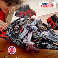 In Stock 75389 Falcon Spaceship Building Blocks Star Wars Toy Gift for Kids