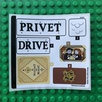LEGO Sticker Sheet for Harry Potter Set 76425 Hedwig at Privet Drive - Stickers