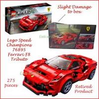 Lego Speed Champions 76895 Ferrari F8 Tributo Damaged Box Retired Product NEW