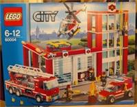 LEGO CITY: Fire Station Building Toy Set New Sealed Retired 60004 Damaged Box *
