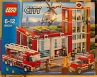 LEGO CITY: Fire Station Building Toy Set New Sealed Retired 60004 Damaged Box **