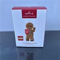 LEGO Hallmark Christmas Tree Ornament Gingerbread Man Large Minifigure