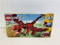 LEGO 31032 Creator Red Creatures 3 in1 Set Dragon/Snake/Scorpion, Sealed RETIRED