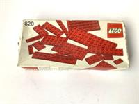 LEGO 820 Universal Building set : Red Plates Parts - New Sealed 1980 Vintage