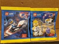 Lego City Space Set Of 2 Sealed Polybags With Minifigures New