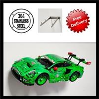 wall mount for LEGO Technic 42224 Porsche 911 GT3 R REXY AO Racing car bracket