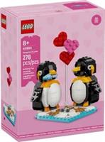 LEGO Penguins in Love Valentine's Day Building Kit, 278 Pieces, 40886, 8+ Years