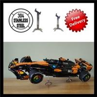 Display stand for LEGO Technic McLaren MCL39 F1 42228 STAINLESS STEEL