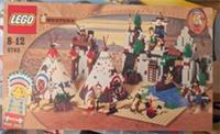 LEGO Western:Rapid River Village Rare Indians Retired Sealed 6763 Damaged Box*
