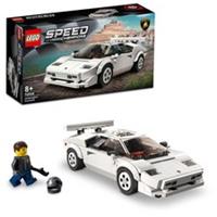 LEGO Speed Champions Lamborghini Countach, Race Car Toy Model Replica, Collec...