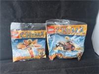 Lego China 30265 Worriz' Fire & 30264 Frax' Phoenix Polybags New Sealed