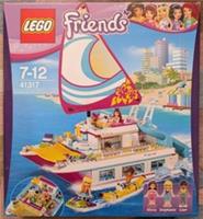 LEGO FRIENDS: Sunshine Catamaran Boat Gift New Sealed Retired Damaged Box 41317
