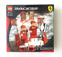 LEGO 8389 Racers : Ferrari Set Schumacher Barrichello New Sealed box