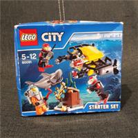 Lego City Deep Sea Starter Set 60091 Shark Diver Divers Underwater Sea Explorers
