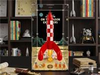 BRIXBOX Display case for LEGO Ideas: Tintin Moon Rocket 21367