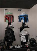 LEGO Star Wars Helmet Display Stand -Dual Tier Mount for Boba Fett, Stormtrooper