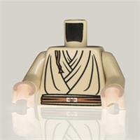 Lego Star Wars Flesh Padawan Torso - Custom Pad Printed - SJBricks